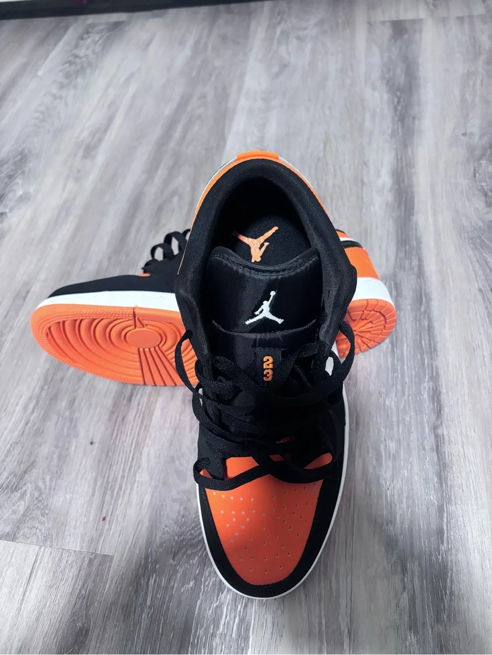 Jordan vibrant orange